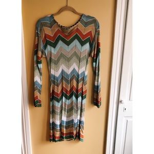 Missoni sleeve dress